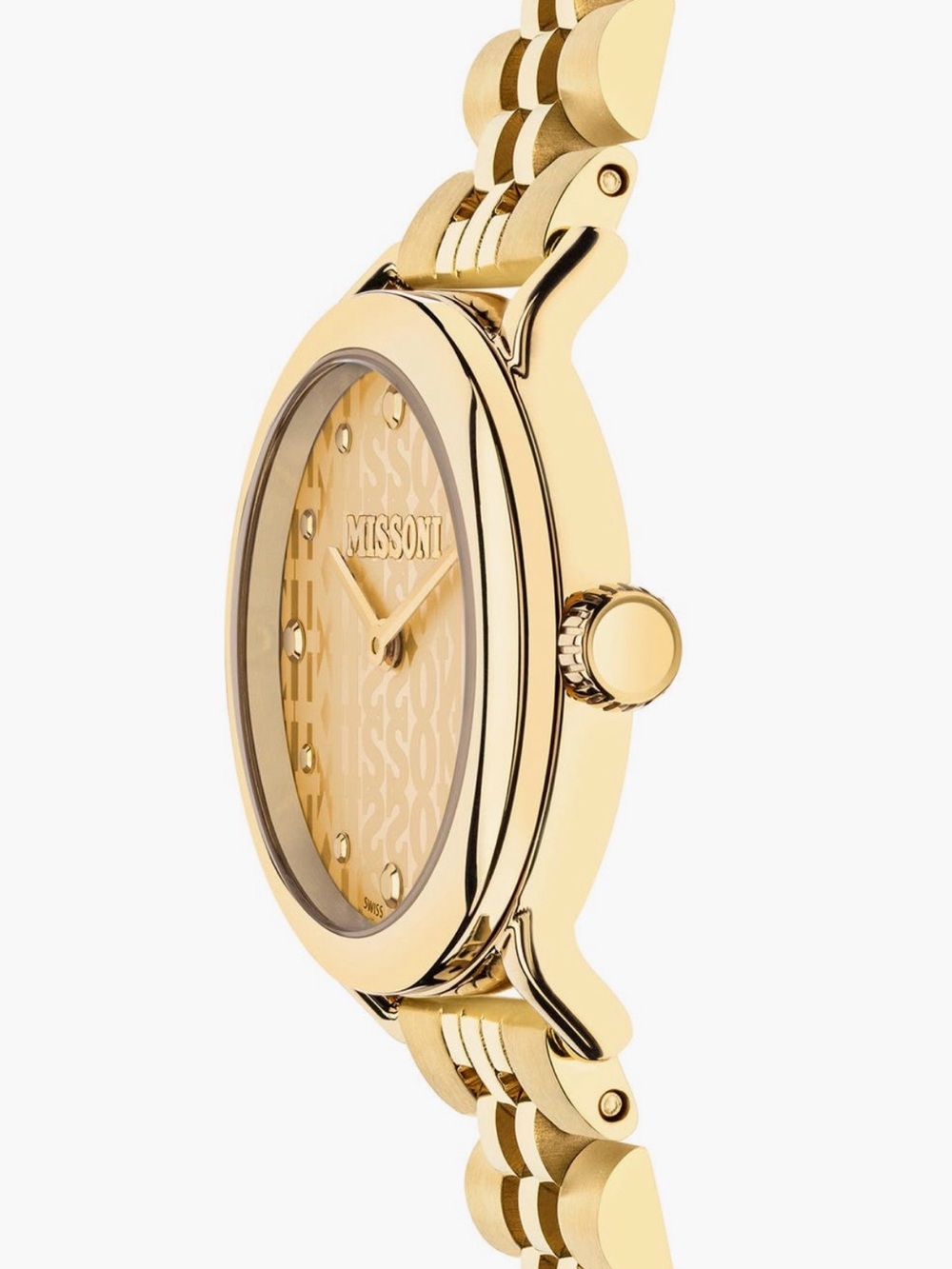 Missoni Gold-Tone Women's Bracelet Watch with Textured Dial - Picture 3 of 4
